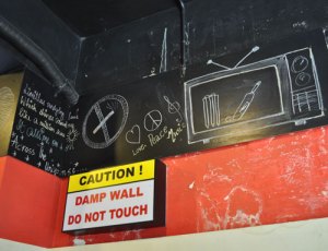 The Graffiti on the wall!