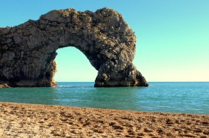 Durdle Door from the beach